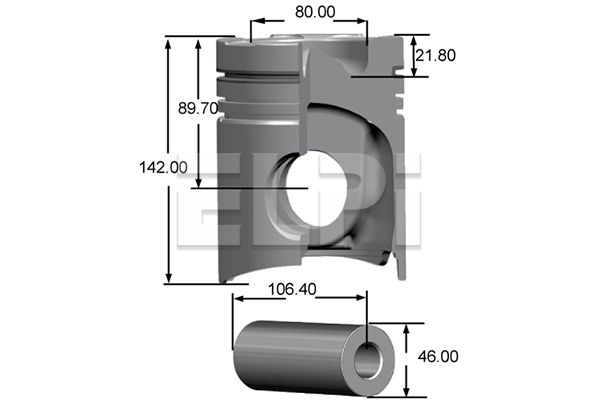 Piston LP181 2832 STD ELPI